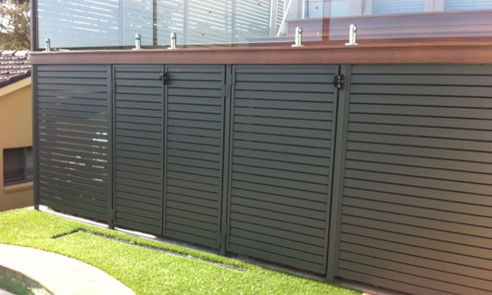 Aluminium Slat Privacy Screens & Gates