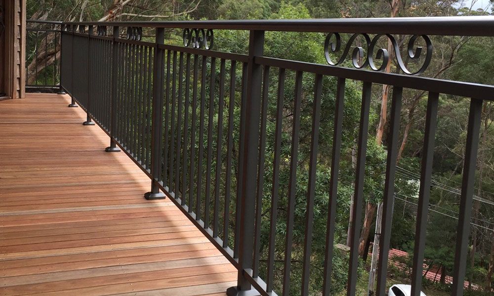 Aluminium Balustrade and Railings - Scroll