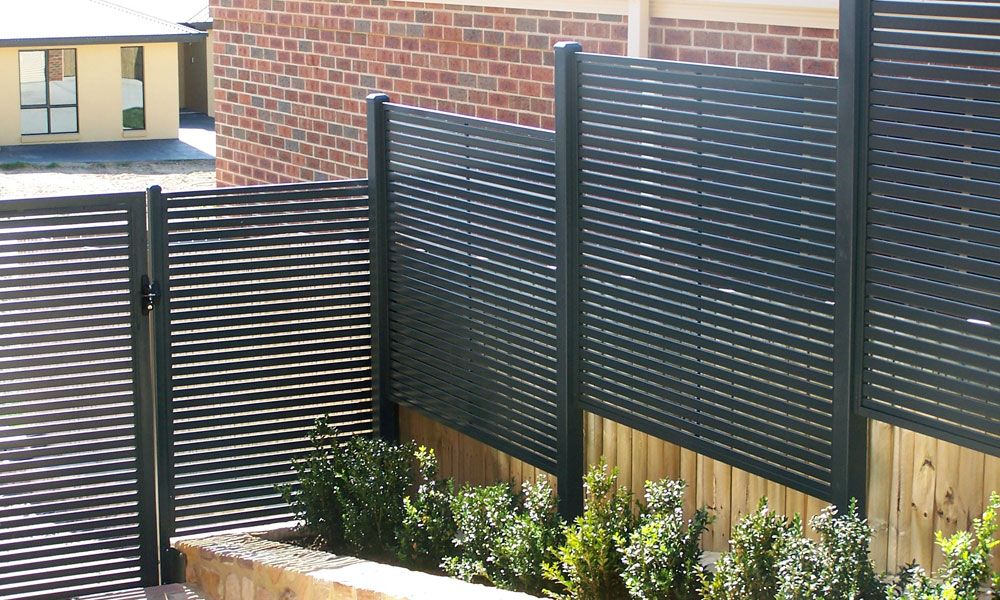 Aluminium Slat Privacy Fencing and Gates